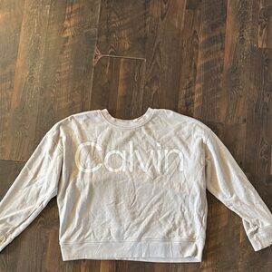 Calvin Klein Performance Gray Crew Neck Sweater